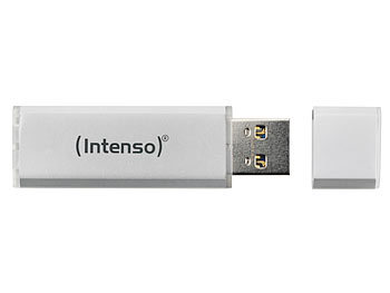 Memory-Stick: Intenso Ultra Line USB-3.0-Speicherstick mit 512 GB, silber
