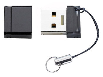 ums: Intenso Slim Line USB-3.0-Speicherstick mit 128 GB, silber