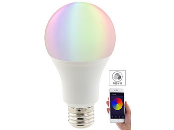 Luminea Home Control 3er-Set WLAN-LED-Lampen, Amazon Alexa & Google Assistant komp., E27