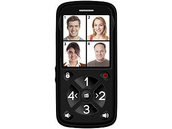 simvalley 5-Tasten-Senioren- & Kinder-Handy mit Garantruf (Versandrückläufer)