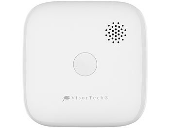 VisorTech 5er-Set WLAN-Design-Rauchmelder mit weltweiter App-Benachrichtigung