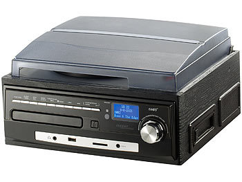 auvisio Kompakt-Stereoanlage & Digitalisierer mit DAB-Digitalradio & Software