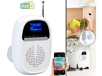 VR-Radio Badezimmer-Akku-Radio mit DAB+/FM, Bluetooth, Versandrückläufer