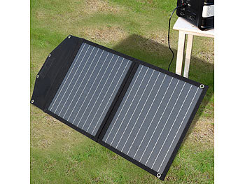 revolt Powerstation & Solar-Generator mit faltbarem 50-W-Solarpanel, 155 Wh