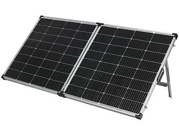 revolt Solarstrom-Set: MPPT-Laderegler mit 240-Watt-Solarmodul, bis 20 A, App