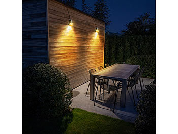 Luminea 8er-Set Aluminium-Gartenspots mit COB-LEDs und Erdspieß, 850 lm, 12 W