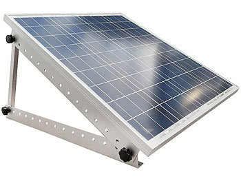 revolt Verstellbare Aluminium-Solarpanel-Halterung mit 28" / 71 cm, bis 120kg