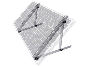 revolt 4er-Set verstellbare Aluminium-Solarpanel-Halterung 28" / 71 cm