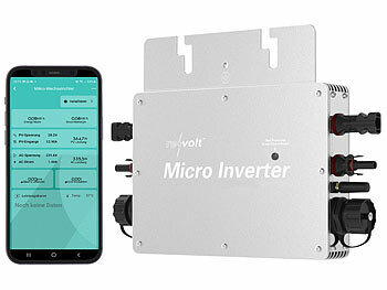 revolt WLAN-Mikroinverter für Solarmodule, 600 W, App, Versandrückläufer