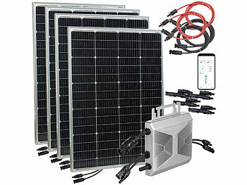 revolt 600W (4x150W) MPPT-Balkon-Solaranlage + 800W On-Grid-Wechselrichter