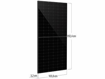 revolt Solar-Set: WLAN-Mikroinverter mit 2x 1,03-kWh-Akku & 410-W-Solarmodul