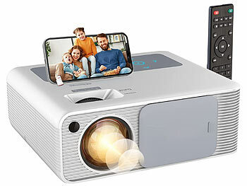 SceneLights LED-Full-HD-Beamer, native 1080p, 800 ANSI-Lumen, Versandrückläufer