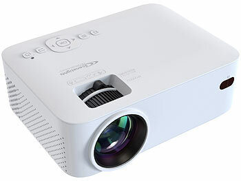 SceneLights LED-HD-Beamer mit 720p-Auflösung, 4.500 Lumen, bis 254 cm Diagonale