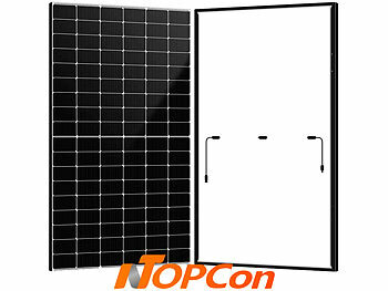 revolt Solar-Set: WLAN-Mikroinverter mit 2x 430-W-Solarmodul, TOPCon-Zellen