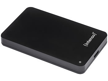 Harddisk: Intenso Memory Case Externe 2,5" Festplatte, 5 TB, USB 3.0, schwarz