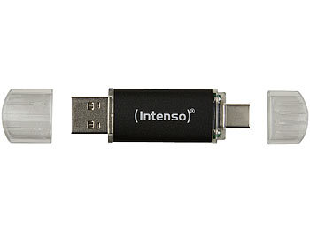 Intenso USB-Stick Twist Line, 128 GB, mit USB 3.2 Typ A & USB Typ C