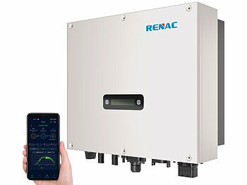 Wechselrichter mit MPPT: RENAC On-Grid-Solar-Wechselrichter, 3-phasig, 10kW, Dual-MPP-Tracker