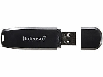 USB Datenspeichergerät: Intenso USB-3.2-Speicherstick Speed Line mit 64 GB, bis 70 MB/s, schwarz