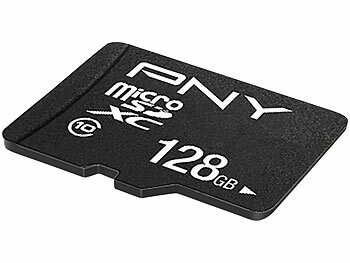 PNY Performance Plus microSD, mit 128 GB und SD-Adapter, Class 10