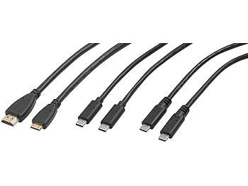 auvisio Mobiler IPS-Monitor, 4K UHD, 39,6 cm (15,6"), USB C, Micro-USB & HDMI