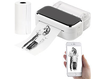 Callstel Mobiler XL Akku-Foto-Thermodrucker, Android, iOS, Versandrückläufer