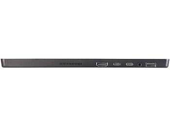 auvisio Mobiler Full-HD-IPS-Monitor, 39,6 cm (15.6"),  USB Typ C, HDMI