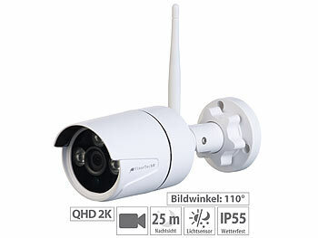 IP Kameras: VisorTech Funk-IP-Kamera für Überwachungssystem DSC-850.app/750.app V2/1920.app