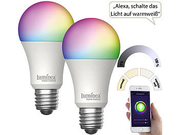 WLAN-LED-Lampen E27 RGBW