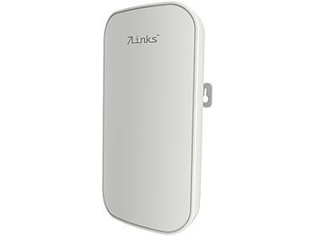 7links 2er-Set Outdoor-WLAN-Repeater mit 1.200 Mbit/s, für 2,4 & 5 GHz, App