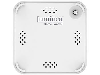 Luminea Home Control Smarter,ZigBee-Boden-Feuchtigkeits-&Temperatursensor & Zigbee Gateway