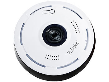 7links 360°-Panorama-Überwachungskamera mit 2K, Versandrückläufer