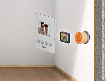 Videosprechanlage Monitor Kamera Gegensprechanlage Video Türsprechanlage Zweifamilienhaus