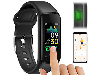 Armband Sport Fitnessgerät Tracker Smartwatch Blutdruckmessung, Bluetooth