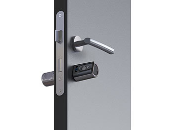 Elektronischer Tür-Schließzylinder mit Fingerabdruck-Sensor und Tansponder