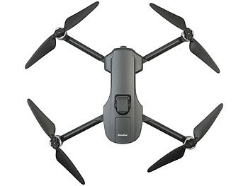 Simulus Faltbare GPS-Drohne, 4K-Cam, 360°-Abstandssensor, Versandrückläufer