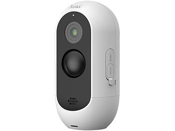 7links Akku-Outdoor-IP-Überwachungskamera, Full HD, WLAN & App, IP65