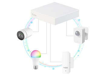 Apple Homekit-zertifizierte ZigBee-Steuereinheiten mit E27-LED-Lampen
