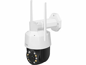 7links PTZ-Überwachungskamera mit 2K+, Laser-LEDs, 20x-Zoom, WLAN, App, 360°