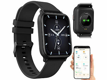 Fitness-Smartwatch, Elesion-kompatibel, & App, Bluetooth