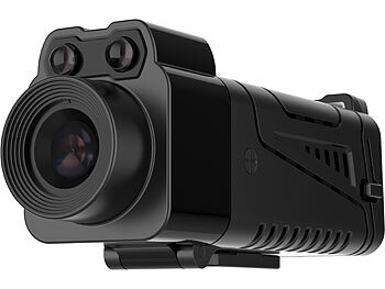 Somikon WLAN-Micro-Kamera, Full HD, 90° neigbar, Powerbank, IR-Nachtsicht, App