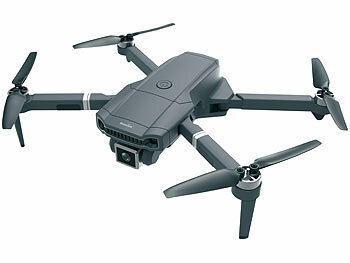 Simulus Faltbare WLAN-Drohne mit Brushless-Motor, interp. 4K-Live-View-Kamera