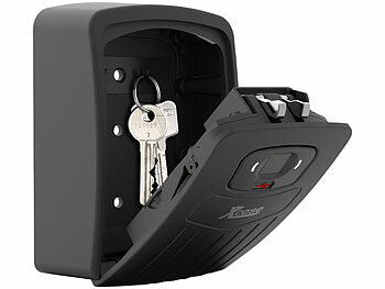 Xcase Smarter Schlüssel-Safe mit Fingerabdruck-Erkennung, bis 10 Nutzer, App