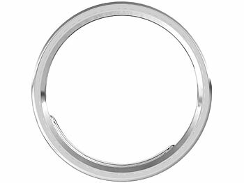 newgen medicals Fitnesstracker-Ring, Herzfrequenz- & SpO2-Anzeige, 2 mm, silber, Gr.57