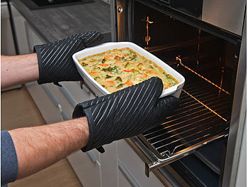Hitzebeständige Silikon-Ofenhandschuhe