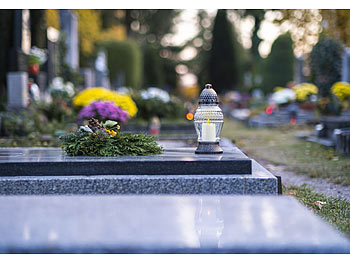 Elektrische Kerzen für Friedhof