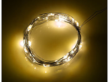 LED Lichterkettenvorhang warmweiß