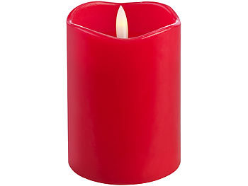 Britesta Adventskranz mit rotem Schmuck, inkl. LED-Kerzen in rot