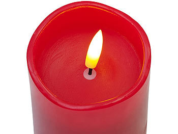 Britesta Adventskranz mit silberfarbenem Schmuck, inkl. LED-Kerzen in rot