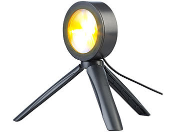 PEARL Sonnenuntergangs-LED-Projektionslicht mit Stativ, 7 W, USB