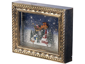 Weihnachten Christmas Gift Frame Picture LED beleuchtet LED Oma Opa